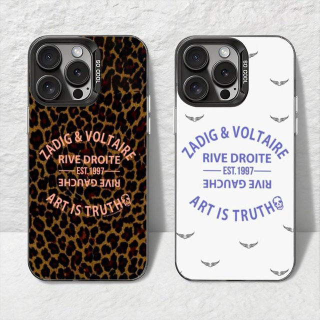 Zadig & Voltaire Handyhülle mit Plating-Effekt für iPhone 11 bis iPhone 17 Pro Max Plus in Multicolour - Bild 1