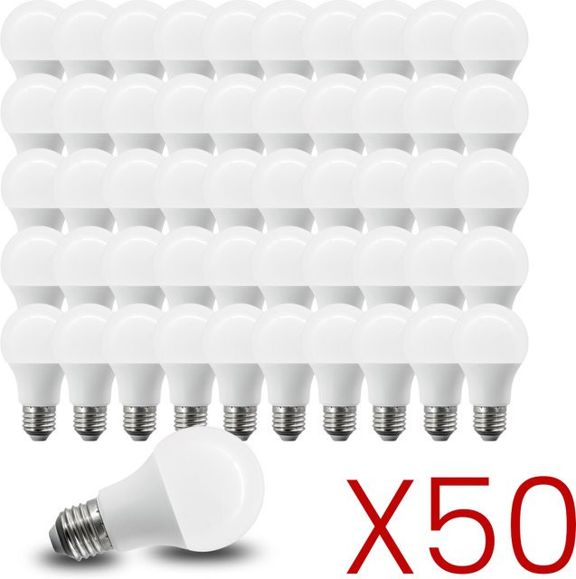50 Stück Gatetop E27 LED-Glühbirnen in Cool White für den Innenbereich - Bild 1