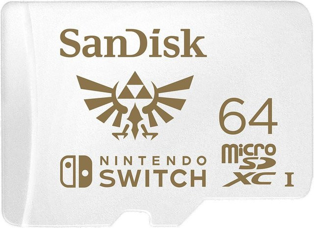 SanDisk Extreme SDXC Speicherkarte 64 GB für Nintendo Switch und Switch Lite, Weiß - Bild 1