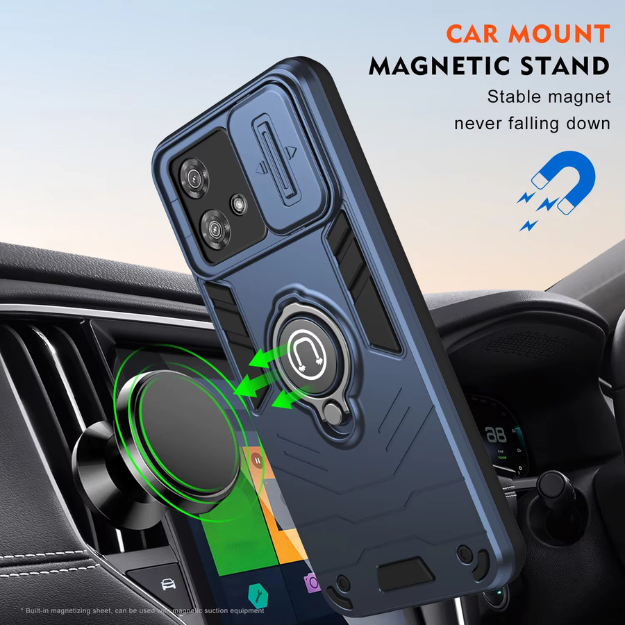 Schutzhülle mit Objektivschutz für Motorola Moto Edge 40 50 Neo G22 G04 G24 G34 G84 G14 G54 G53 G55 G35 G85 5G in Grau und Blau - Bild 2