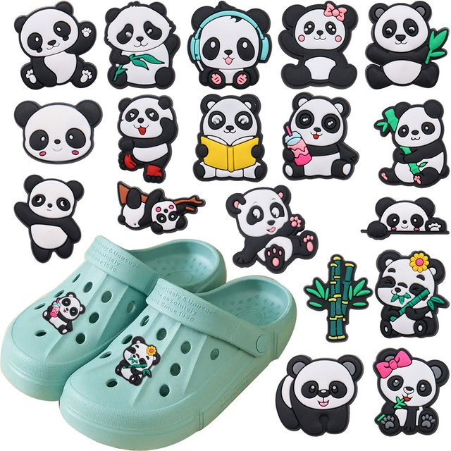 Happye&TiTi Charms Panda Cartoon, 18 Stück, Kinder - Bild 1