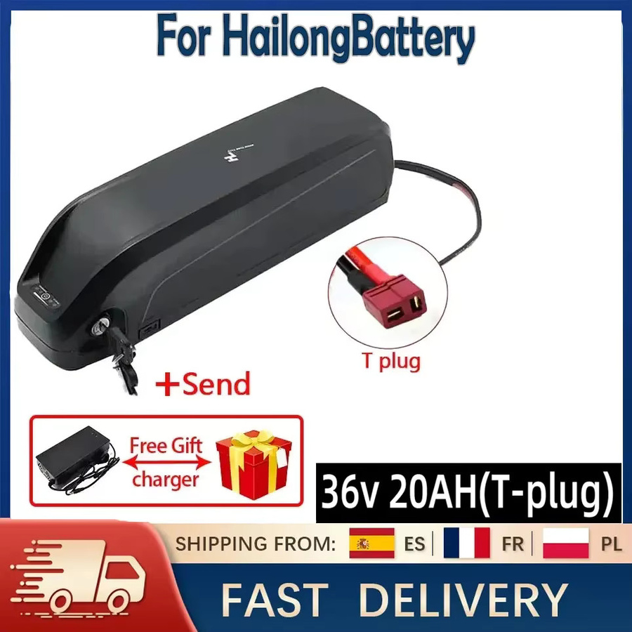 Hailong Lithium-Ionen-Akku für E-Bikes 36V/48V in Schwarz für Motoren von 500W bis 1500W - Bild 5