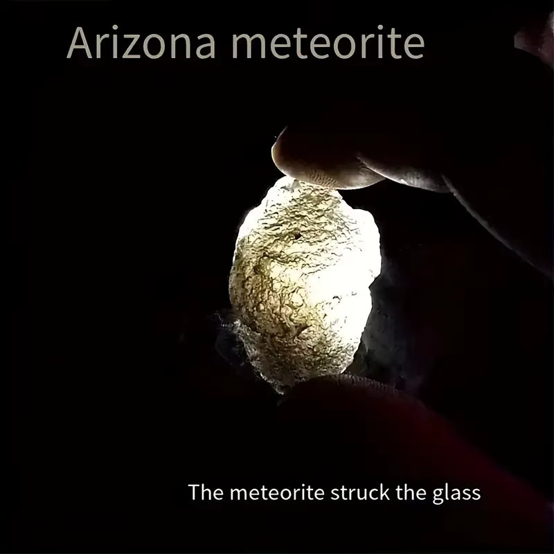 Authentischer schwarzer Tektit Rohkristall als natürlicher Meteoriten-Stein für Sammler und DIY-Projekte - Bild 3