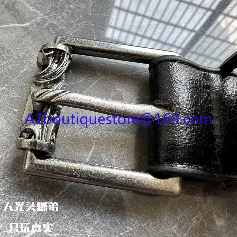 TMJD MISS Gürtel aus 925 Silber, Leder, Dornschließe - Bild 5