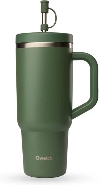 Isothermischer Becher Qwetch in Grün, 0,47 l - Bild 1