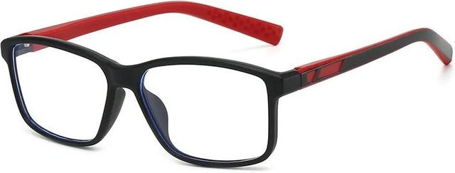 Lesebrille Unisex, Vollrand, Square, Kunststoff, transparent, black - Bild 1