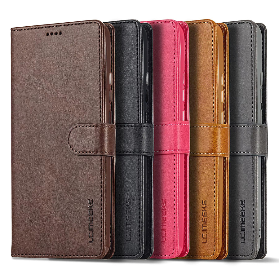 Luxus Leder Flip Hülle für Xiaomi 15T Pro 14T 13T Pro Poco X7 Pro X6 X5 Pro M6 C75 Pro Brieftasche Stoßfest Business Schutzhülle in Schwarz - Bild 6