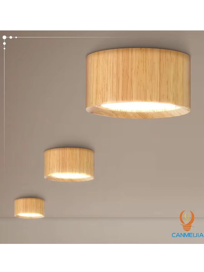 CHENBEN LED Holz Deckenleuchte Kronleuchter für Wohnzimmer Schlafzimmer und Korridor - Bild 5