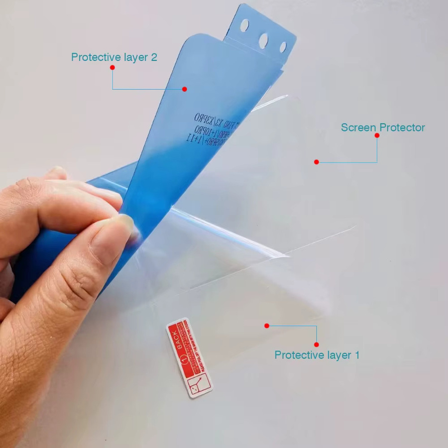 NNBILI 3-teiliges Keramik-Hydrogel-Displayschutzfolie Set für Samsung Galaxy S25 S26 Ultra S24 S23 S22 S21 S20 S10 S9 S8+ inklusive Installationsset in Transparent - Bild 4