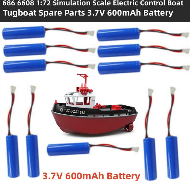 Tccicadas Simulationsmodell Elektrisch Gesteuertes Boot Schlepperboot, 1:72, Blau - Bild 1