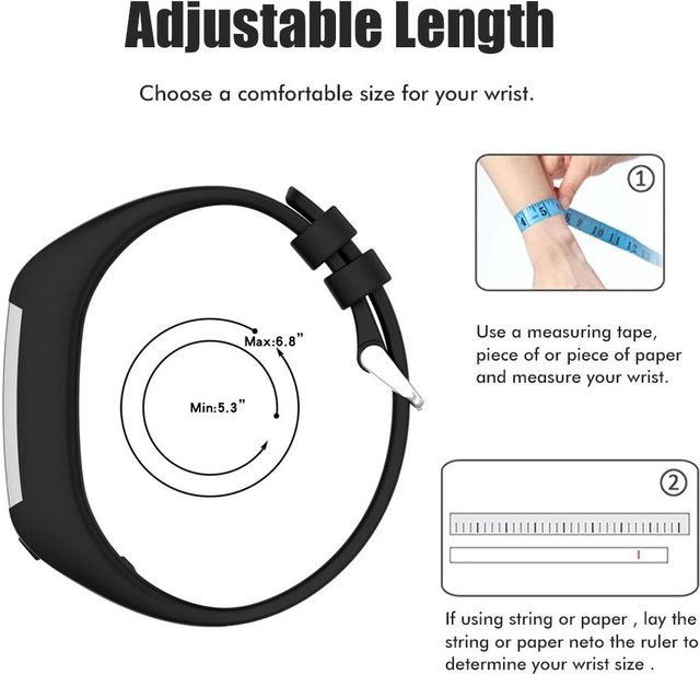 GoolRC Uhrenarmband Silikon, Weiß, Unisex - Bild 1