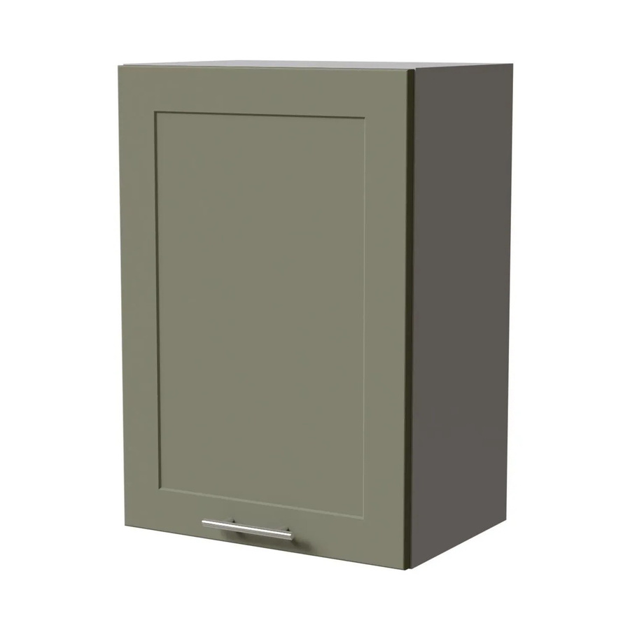 Feldmann-Wohnen Hängeschrank Oslo Küchenschrank Grau und Reed Green Matt mit Soft-Close-Türen, B/T/H: 50 x 32,5 x 72 cm - Bild 2