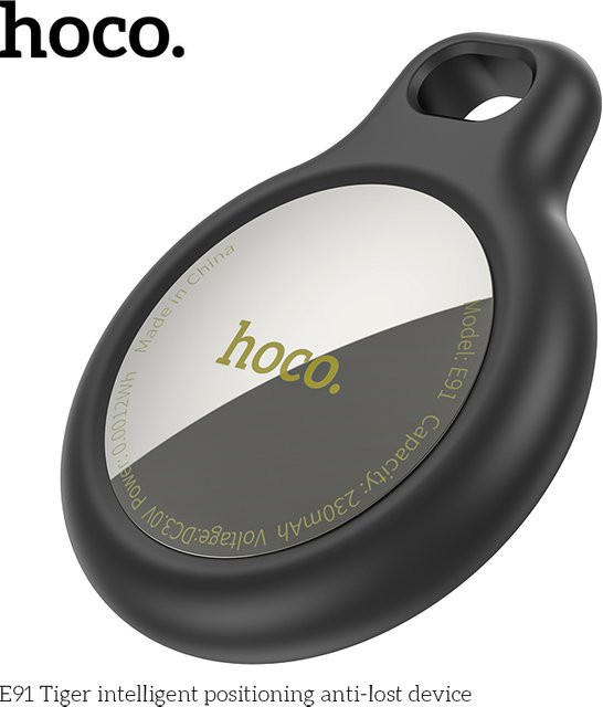 HOCO E91 Smart Airtag GPS-Ortungsgerät in Weiß mit Hülle für iPhone Find My zur Ortung von Haustieren, Schlüsseln oder Kindern - Bild 1