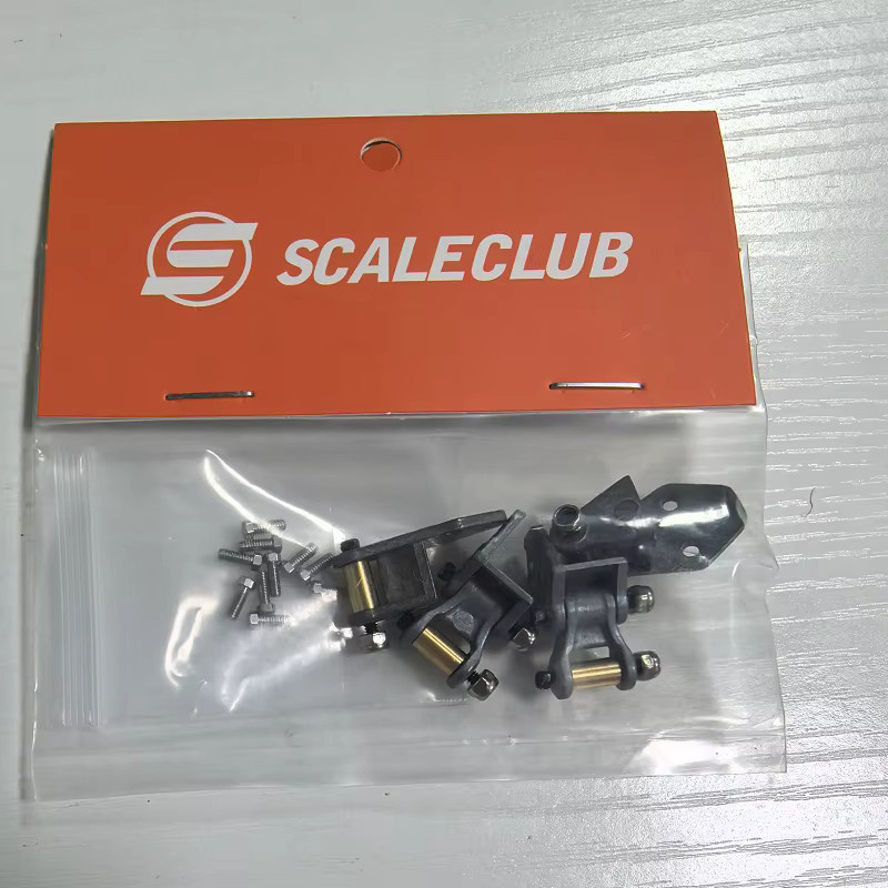 SCALECLUB RC Truck Vorderachse Hebeösen Aufhängungssatz, 1:14, Zubehör, Metall - Bild 3