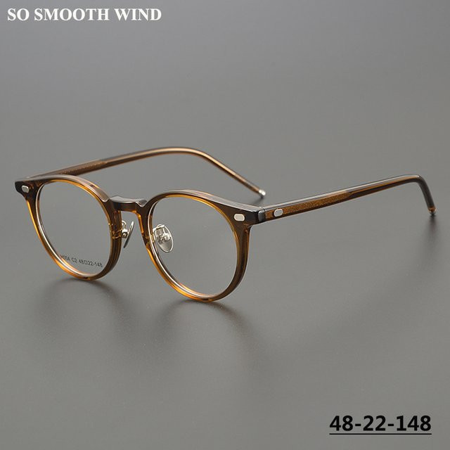 SO SMOOTH WIND Korrektionsbrille, Acetat, Rund, Vollrand, Unisex, Blaues Licht - Bild 1