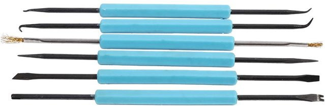 6 Stück Professionelle Löthilfe Demontagewerkzeuge für Reparaturen, Blau, CosyHome - Bild 1