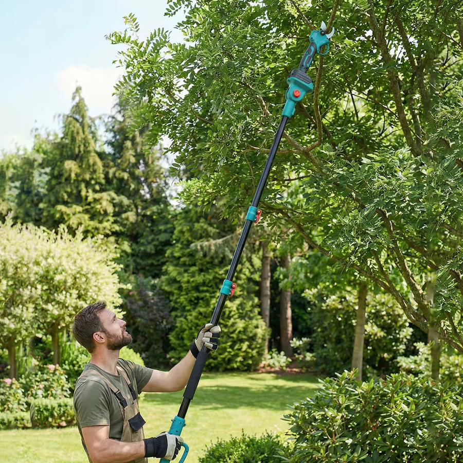 ONEVAN 3500W Bürstenlose 4-in-1 Teleskop-Kettensäge und Hochastschere als Gartenpflegewerkzeug für 21V und 18V Akku - Bild 2