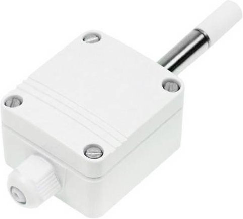 B + B Thermo-Technik Außenfühler 0551 3110 in Weiß mit Messbereich -40 bis +125°C und 0 bis 100% rF - Bild 1