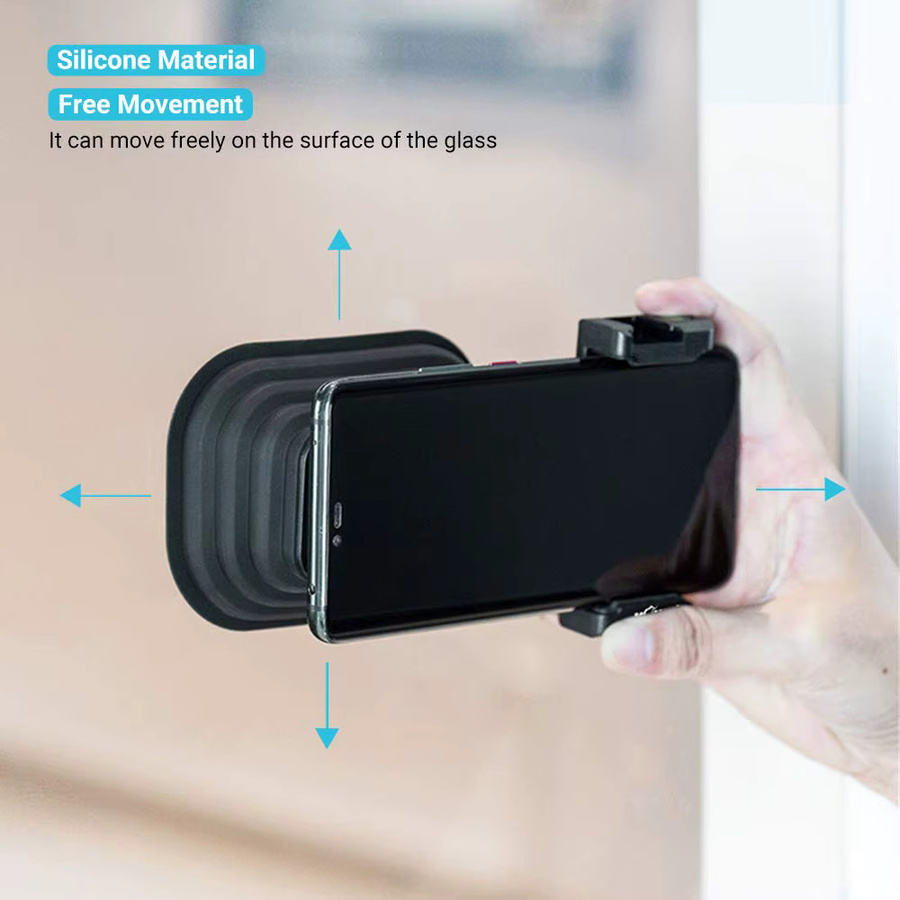 KIWIFOTOS Universelle Silikon-Gegenlichtblende in Schwarz zur Antireflex-Unterstützung für iPhone 15, iPhone 14 und Samsung Android Smartphones - Bild 4