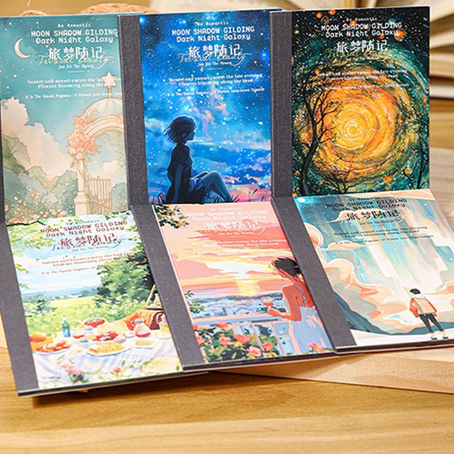 20 Stück Traveling Dreams Series PET Aufkleberbuch Set für Scrapbooking und DIY Collagen in Mehrfarbig - Bild 1