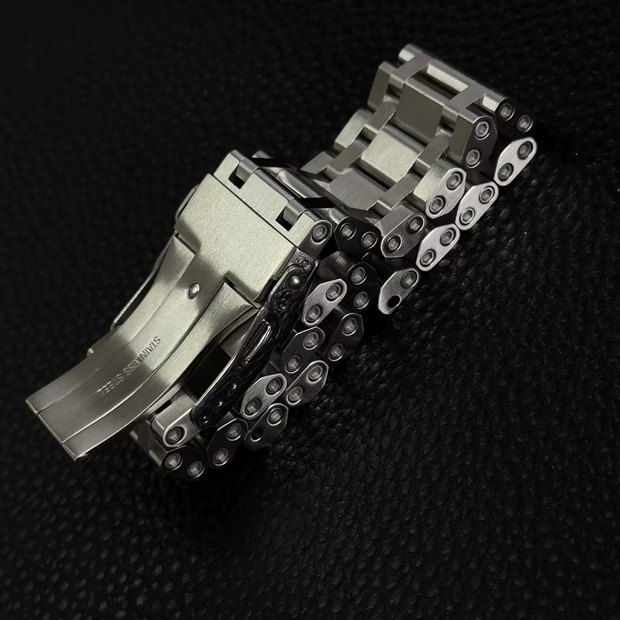 STEELDIVE Uhrenarmband Edelstahl, Silber, Unisex - Bild 1