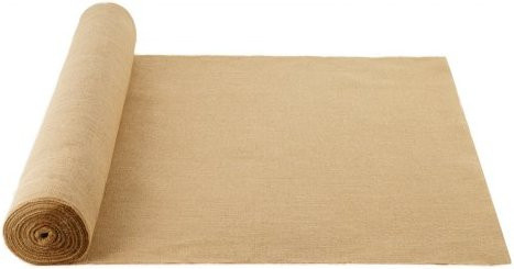 VEVOR Jute Stoffrolle Natur, Breite: 101,6 cm, Länge: 45,72 m, ideal für Dekoration, Basteln, Hochzeiten und Gartenbedarf - Bild 1