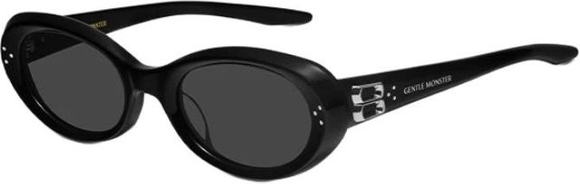 Gentle Monster Sonnenbrille, Vollrand, oval, Unisex, schwarz - Bild 1