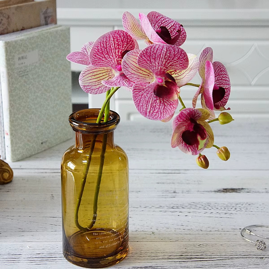 HUALIANQI Schmetterlingsorchidee als künstliche Blume in Pink für deine Heimdekoration - Bild 3