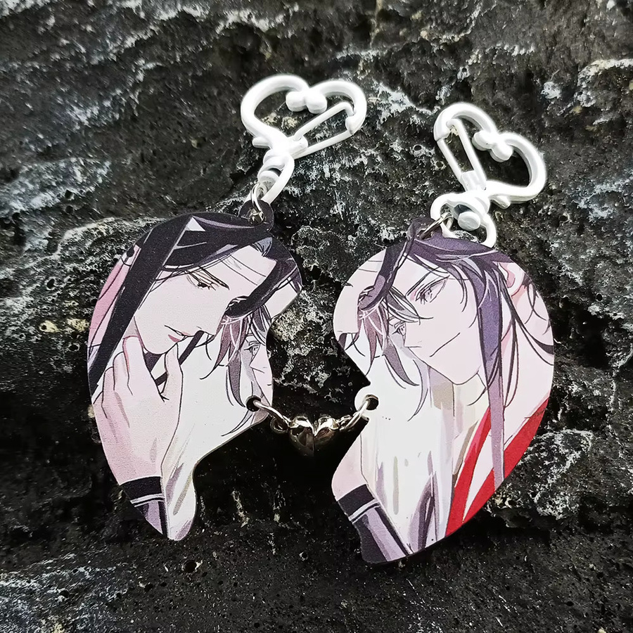 YUMEI Mo Dao Zu Shi Acryl-Schlüsselanhänger Wei Wuxian Lan Wangji, Bunt / Mehrfarbig - Bild 2