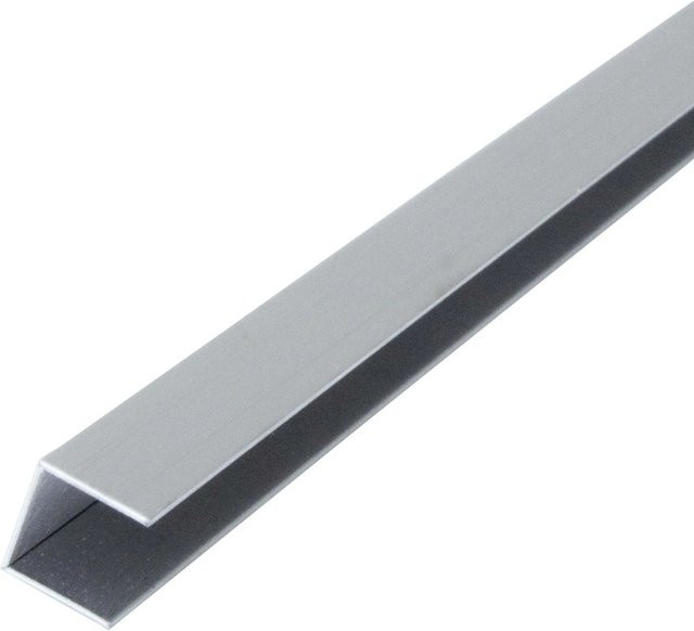 Dalsys Fliesenschiene U-Profil aus Edelstahl in Silber, Länge: 250 cm, Breite: 2,5 cm - Bild 1