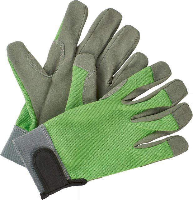 Gartenhandschuhe in Grün-Grau, Größe 8 - Bild 1