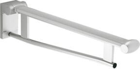 Keuco WT-Stützklappgriff Plan Care, gebremst, Farbe: Silber/Weiß, Länge: 650 mm - Bild 1
