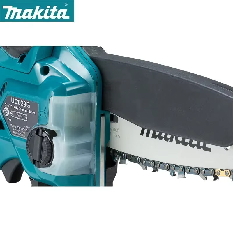 Makita Elektrische Kettensäge 18V mit 20mm Hub und 8,0 m/s Geschwindigkeit in Petrol - Bild 4