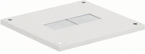 Hager FZ871D Verschlussplatte aus Stahl in Grau, Breite: 35,0 cm, Höhe: 2,0 cm - Bild 1