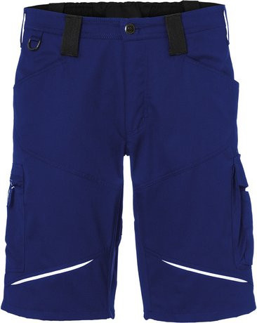 Küberit Arbeitsshorts ACTIVIQ in Schwarz und Blau mit Reflexstreifen aus Baumwolle-Polyester-Mix - Bild 1