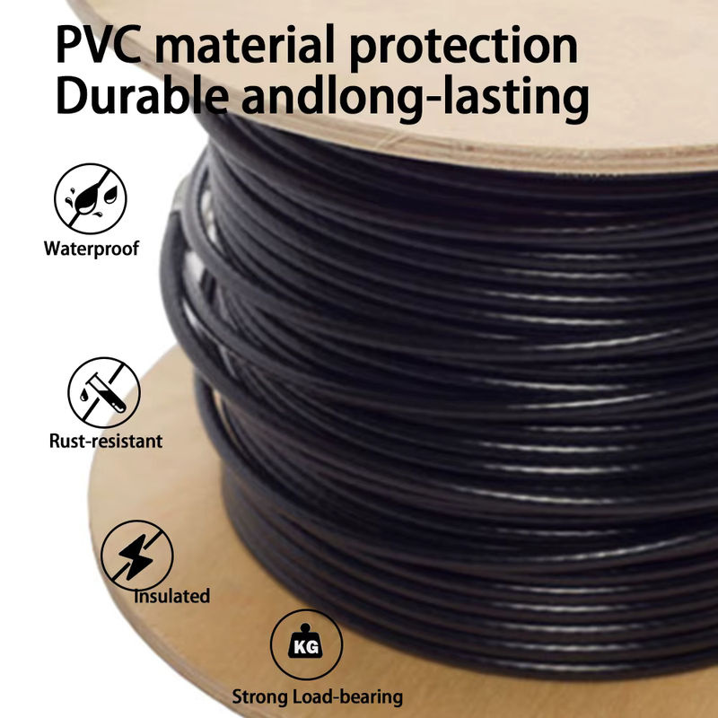 Flexibles Edelstahl 304 Drahtseilkabel mit schwarzer PVC-Beschichtung - Bild 5