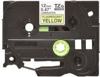 Brother Schriftbandkassette TZe-C31, selbstklebend, Breite: 12 mm, Länge: 5 m, Farbe: Signal-Gelb, Schriftfarbe: Schwarz - Bild 2