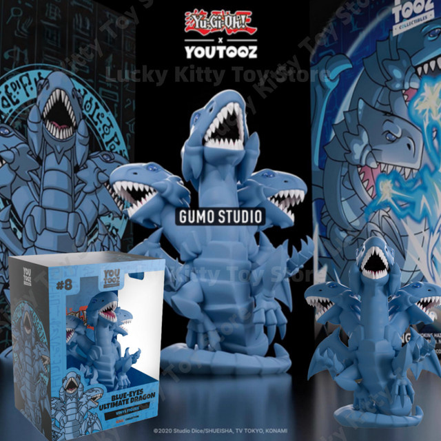 Youtooz Yu-Gi-Oh! Blue-Eyes Ultimate Dragon Statue, PVC-Figur - Bild 1