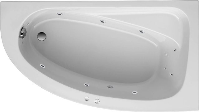 Whirlpool Ottofond Marina Mod. A Komfort in Weiß B: 160 cm, T: 90 cm - Bild 1