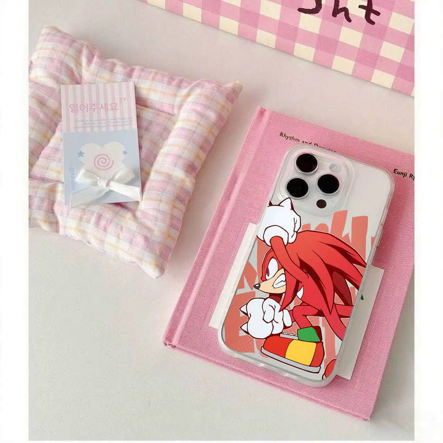 Bilibili Cartoon S-sonic Handyhülle für iPhone 17 16 15 14 13 12 11 Pro Max Plus Transparente Stoßfeste Rückabdeckung - Bild 5