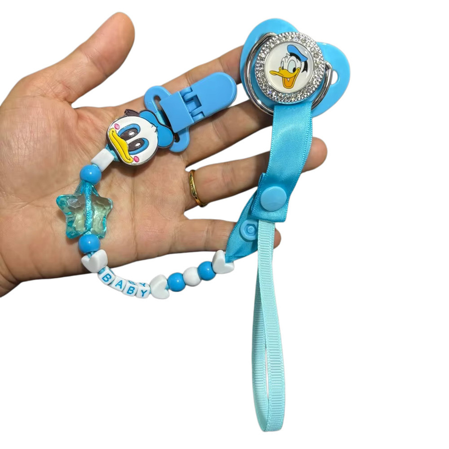 Disney Baby Schnuller mit Kette in Blau - Bild 3