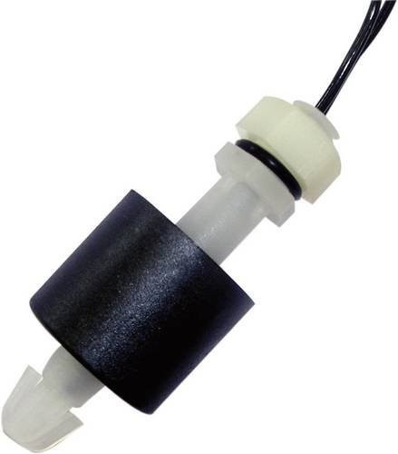 TE Connectivity Sensor VCS-08 Schwimmerschalter in Weiß, 250 V/AC, 1A, 1 Schließer, 1 Öffner, IP65 - Bild 1
