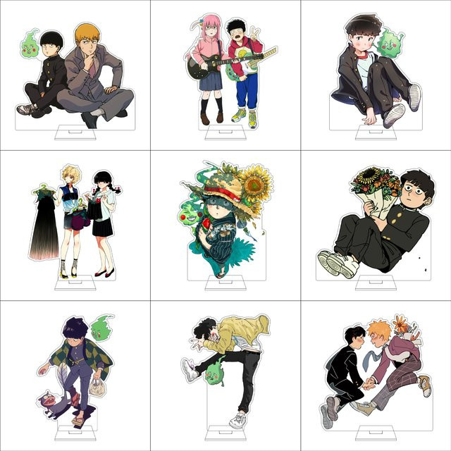 Bandai Mob Psycho 100 Acryl-Figur Ständer Plakette, 16cm - Bild 1