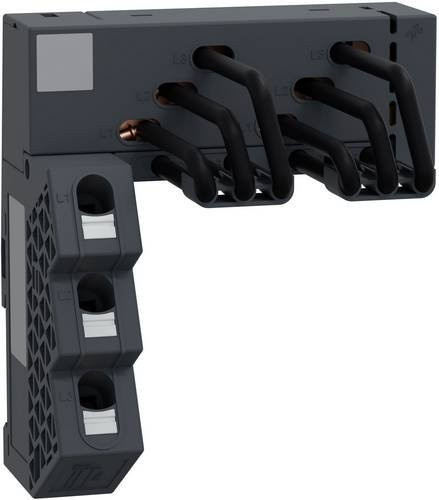 Schneider Electric GV2G2LA Drehstrom-Sammelschienensystem, 63A, 2 Abgangsstellen, Farbe: Grau - Bild 1