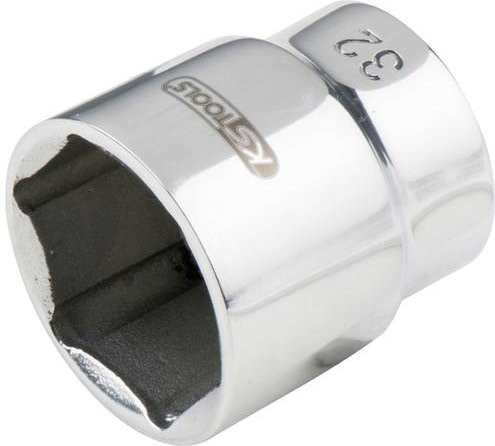 KS Tools 6kant-Stecknuss aus Edelstahl 3/4 Zoll 19mm silber - Bild 1