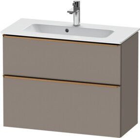 Duravit Waschtischunterschrank D-Neo Compact, beige matt, wandhängend, B/T/H: 81 x 37,2 x 62,5 cm - Bild 1