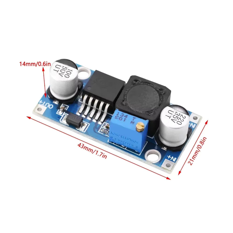 XL6009E1 DC-DC Step-Up Boost Spannungswandlermodul in Blau - Bild 4