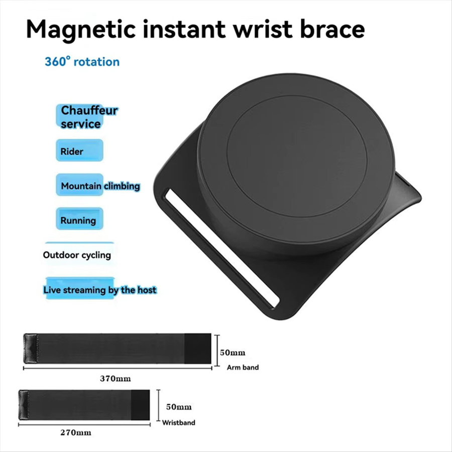 Universelles Sport-Armband für Smartphones mit 360 Grad Drehung und abnehmbarem Telefonhalter in Schwarz - Bild 2