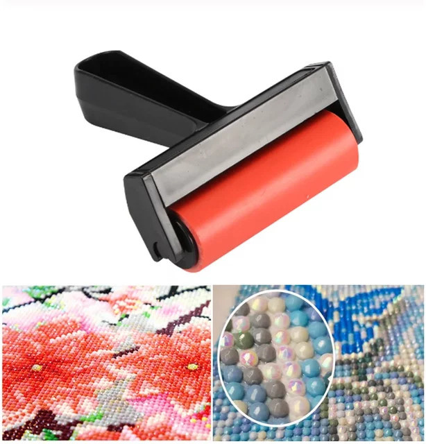 DIY Diamantmalerei Werkzeugrolle aus Kunststoff in Weiß für dein Diamond Painting Zubehör - Bild 1