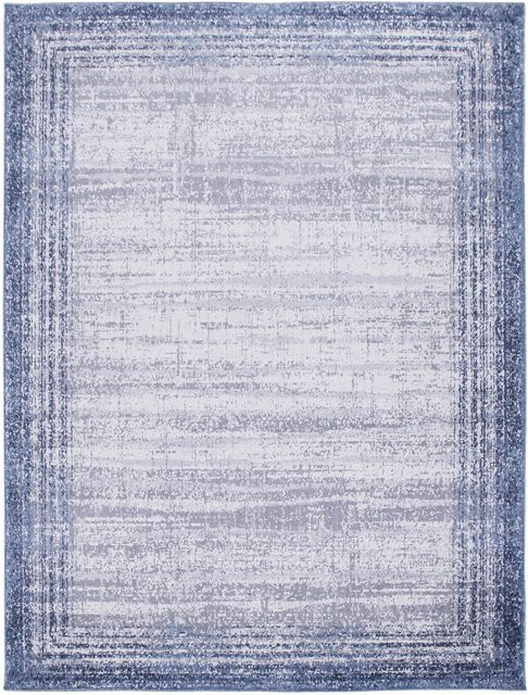 Vintage Teppich Catalina in Blau mit abstraktem Design, B/B: 120 x 160 cm - Bild 1